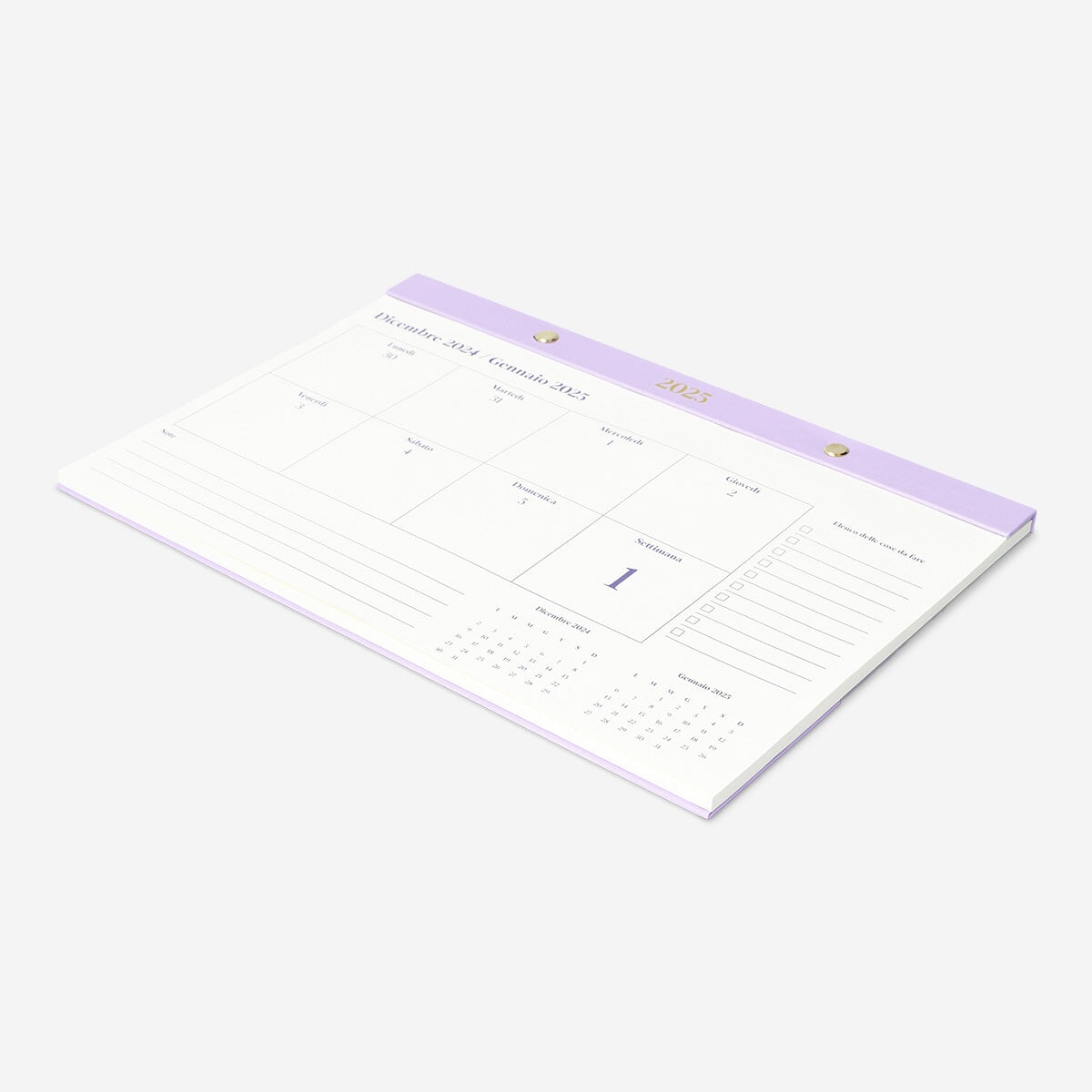 Purple Weekly Planner - Italian Office Flying Tiger Copenhagen 