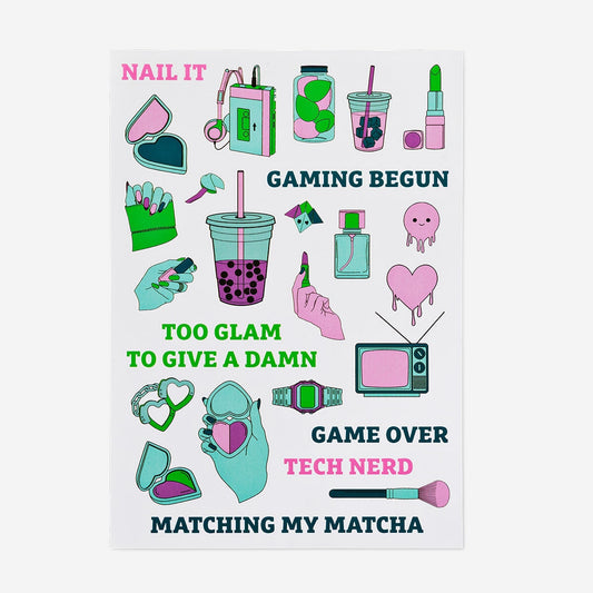 Push bin - Mug with stickers