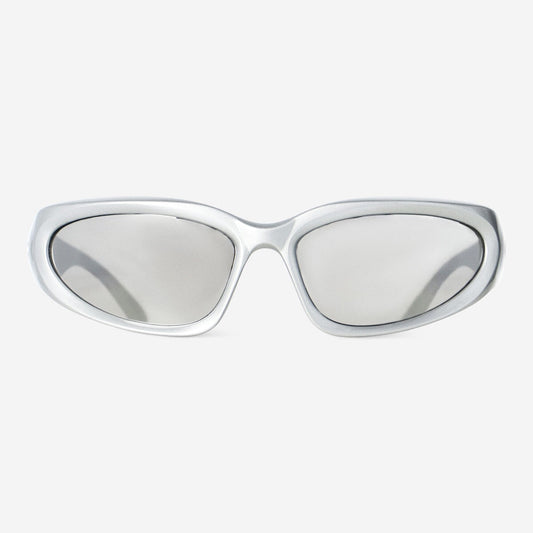 Racer sunglasses in silver