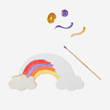 Rainbow canvases. 2 pcs Hobby Flying Tiger Copenhagen 