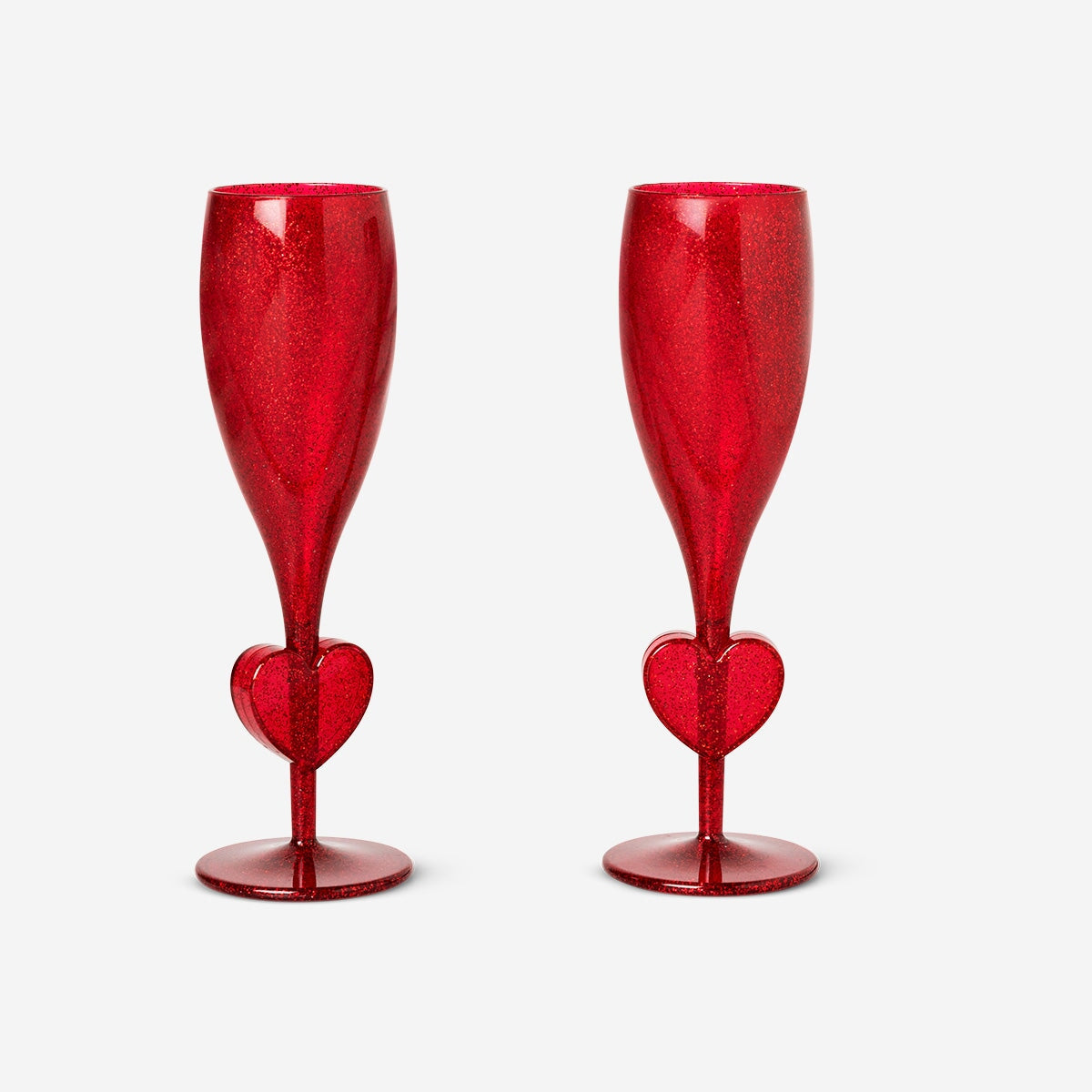 Red champagne flutes - 2 pcs Party Flying Tiger Copenhagen 