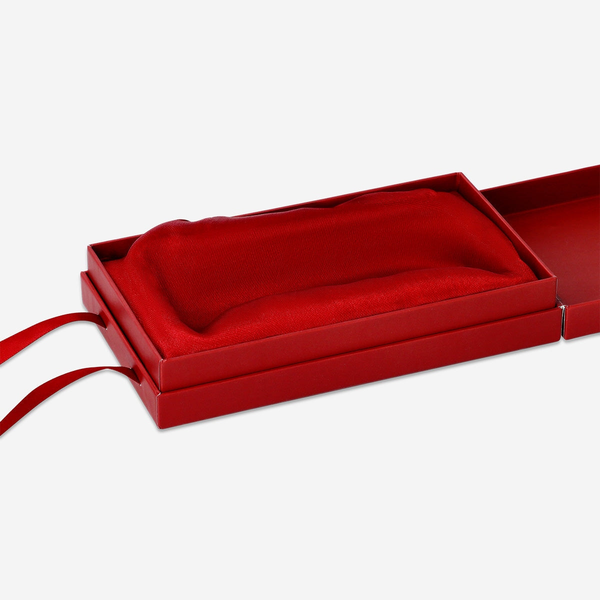 Elegant Red Gift Box with Handles – Perfect for Christmas Gifts