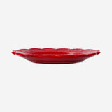 Red plate with embossed bow - 15 cm Kitchen Flying Tiger Copenhagen 