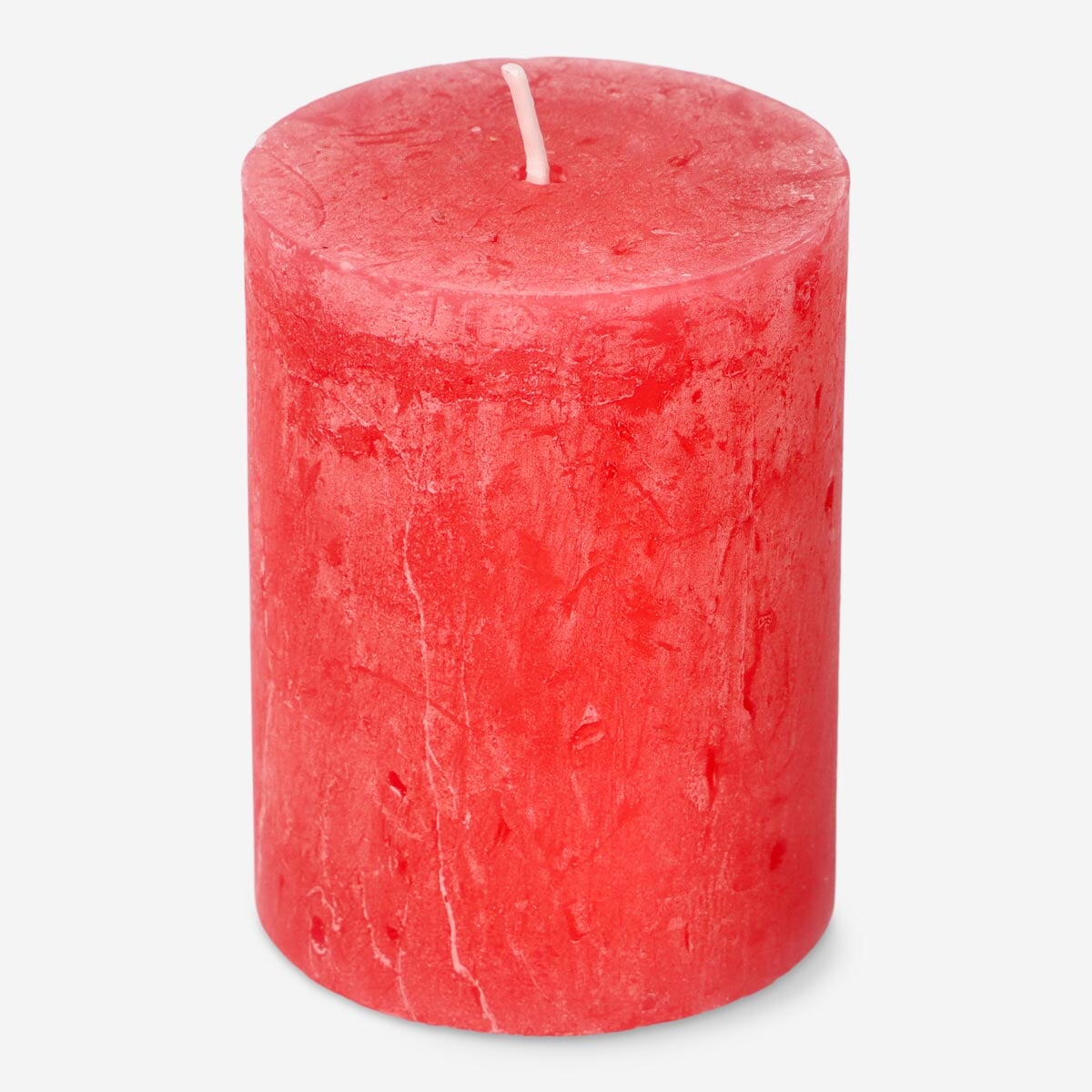 Red Rustic Pillar Candle - 8 cm Home Flying Tiger Copenhagen 