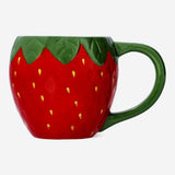 Red strawberry mug - 400 ml Kitchen Flying Tiger Copenhagen 