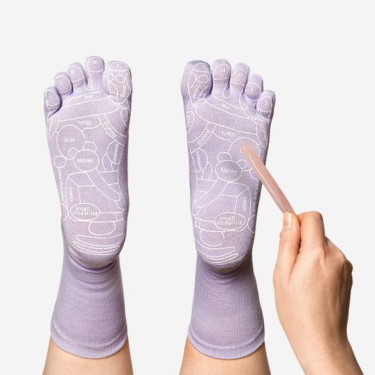 Reflexzonenmassage-Socken mit Massagewerkzeug - Größe 36/39