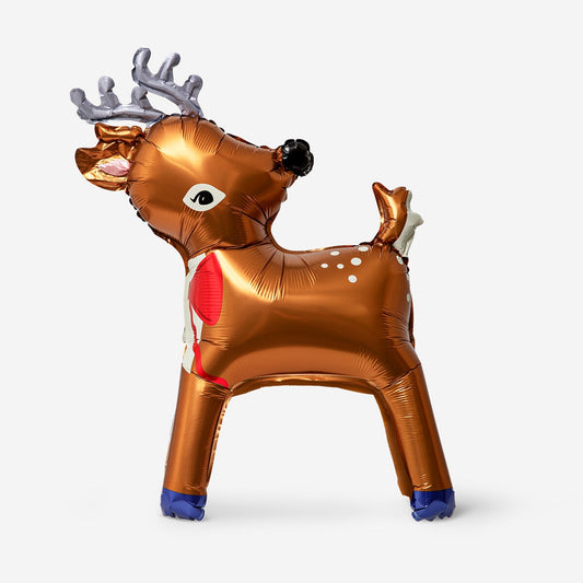 Reindeer foil balloon - 110 cm