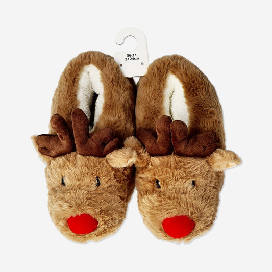 Reindeer slippers - Size 36/37