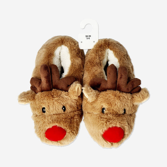 Reindeer slippers - Size 38/39