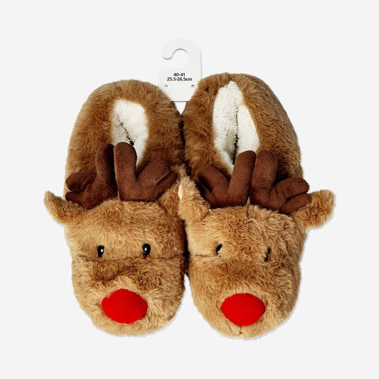 Reindeer slippers - Size 40/41