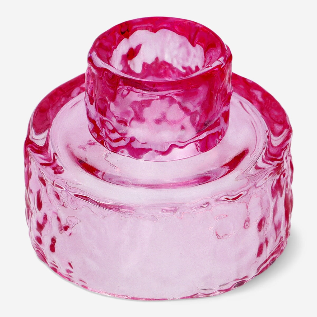 Reversible pink candle and tealight holder Home Flying Tiger Copenhagen 