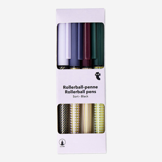 Bolígrafos Rollerball - 4 pzas