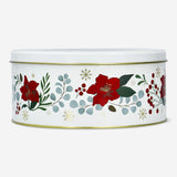 Round Cake Tin with Christmas Flowers Kitchen Flying Tiger Copenhagen 