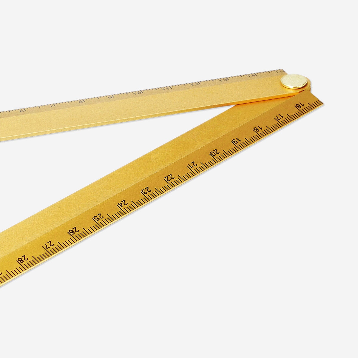 Foldable Gold Ruler – Precision Measuring Tool | Office Stationery ...