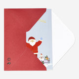 Santa Christmas Cards with Envelopes - 5 pcs Party Flying Tiger Copenhagen 