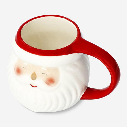 Caneca Cabeça de Pai Natal - 400 ml