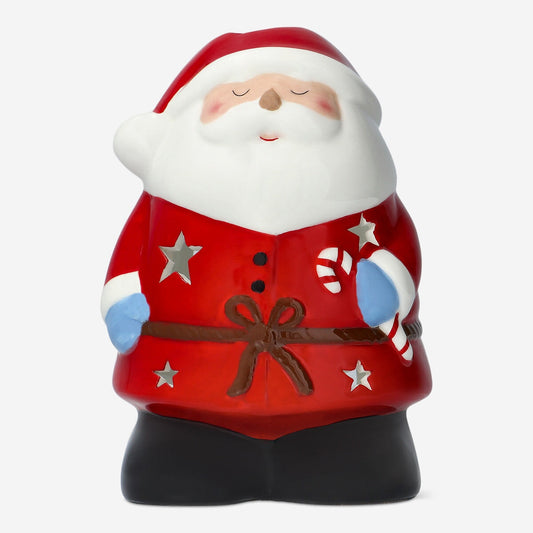 Santa shaped tealight holder