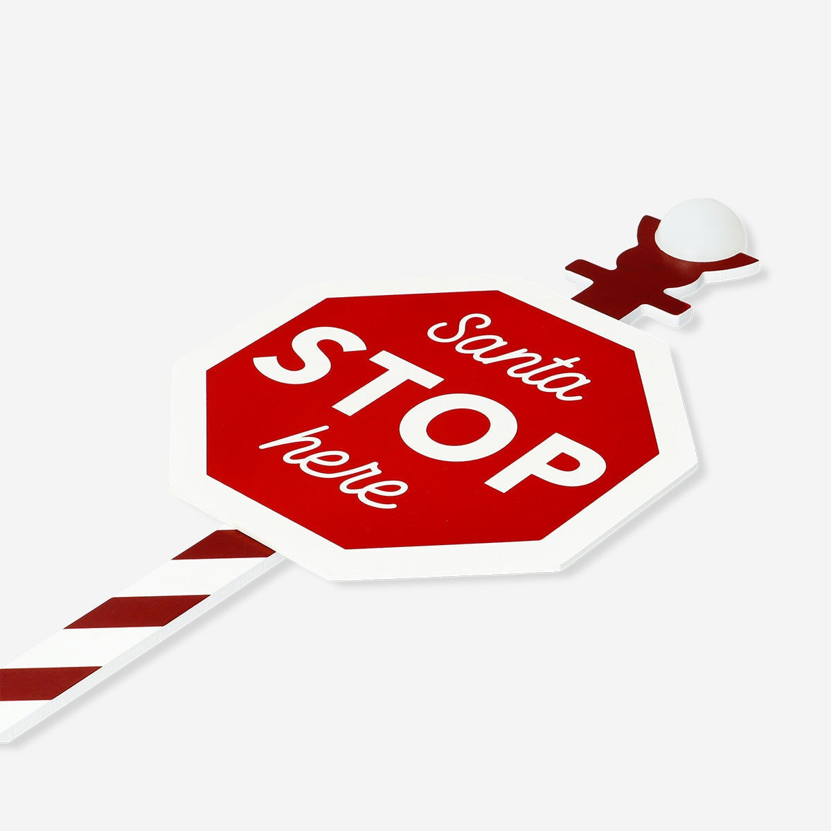 Santa stop here Christmas sign - 68 cm Home Flying Tiger Copenhagen 