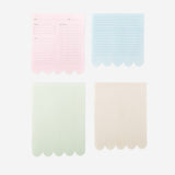 Scalloped Notepads Office Flying Tiger Copenhagen 