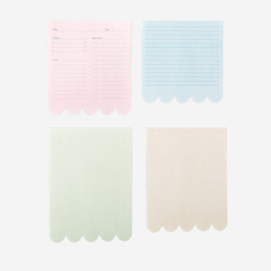 Scalloped Notepads