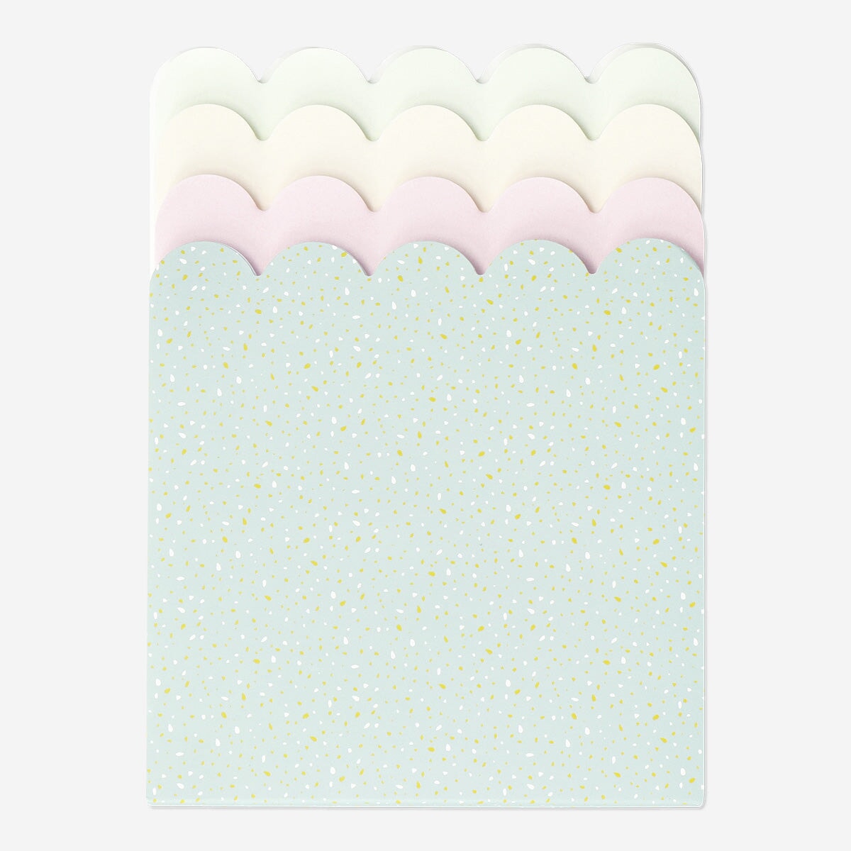 Scalloped Notepads Office Flying Tiger Copenhagen 