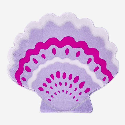 Sea shell napkins. 16 pcs