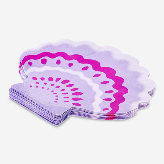 Sea shell napkins. 16 pcs