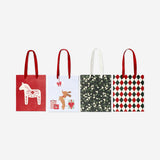 Set of gift bags with Christmas print - 4 pcs Office Flying Tiger Copenhagen 