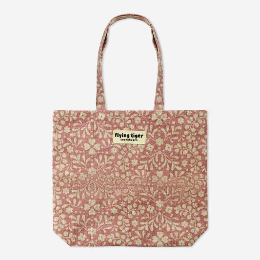 Shopper tas van natuurlijk materiaal