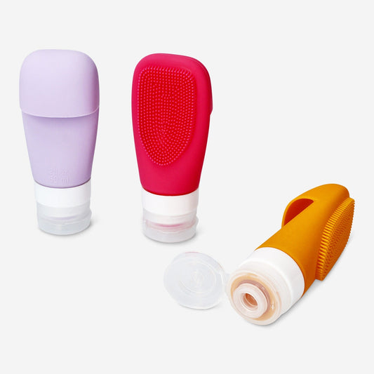 Silicone bottles for travel - 3 pcs