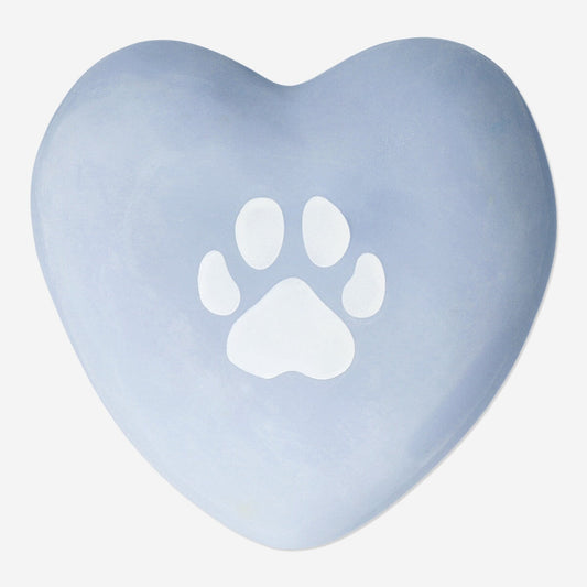 Brinquedo de mastigar coração de silicone para animais de estimação - Pequeno