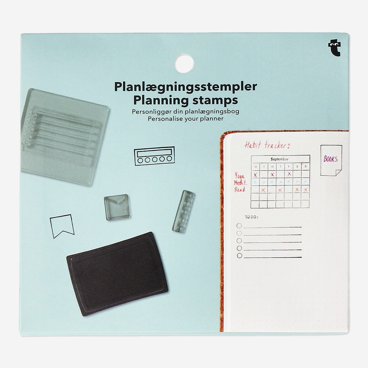 Silicone Planning Stamps - 23 pcs Office Flying Tiger Copenhagen 