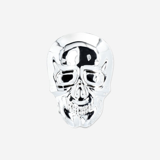 Silver skull dish