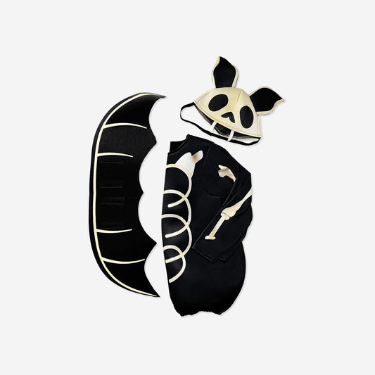Skeleton bat with wings for kids