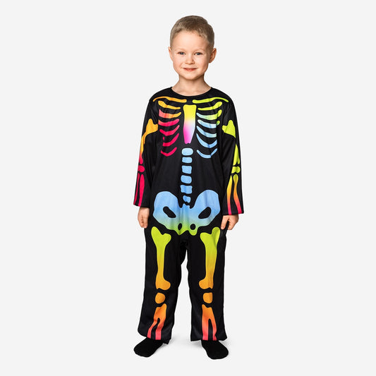 Costume de squelette pour 4-8 ans