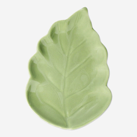 Petit plat en forme de feuille - Vert