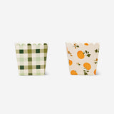 Snack boxes with pumpkin and check print - 4 pcs Party Flying Tiger Copenhagen 