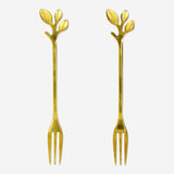 Snack Forks with Leaves - 2 pcs Kitchen Flying Tiger Copenhagen 