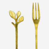 Snack Forks with Leaves - 2 pcs Kitchen Flying Tiger Copenhagen 