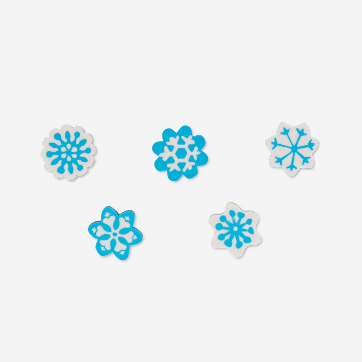 Snowflake Erasers - 5 pcs Office Flying Tiger Copenhagen 