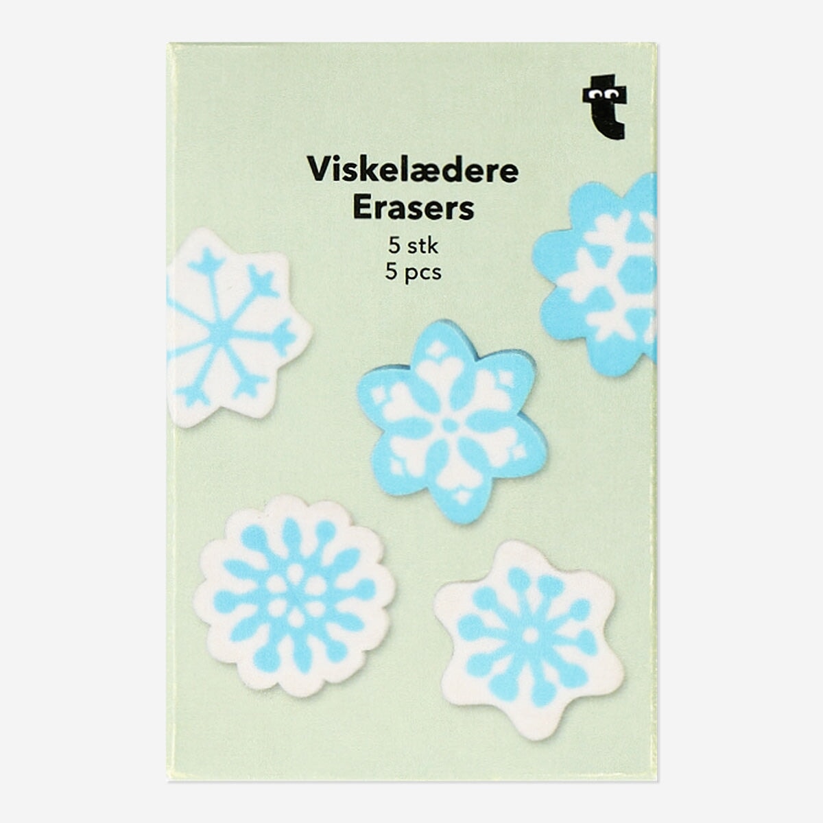 Snowflake Erasers - 5 pcs Office Flying Tiger Copenhagen 