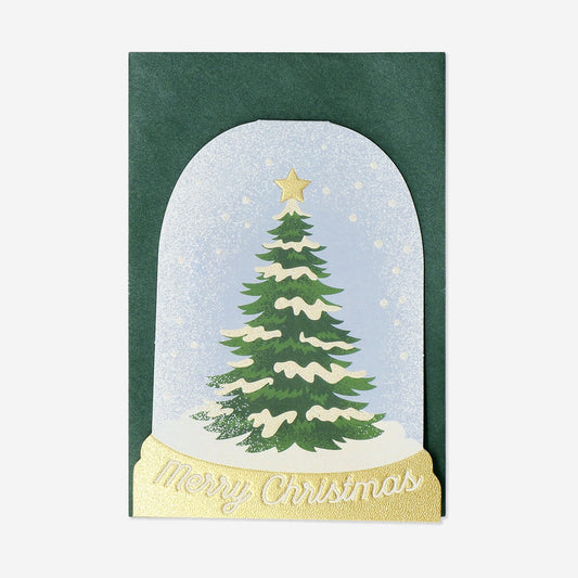 Snowglobe greetings card