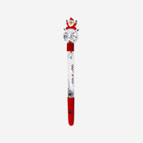 Snowglobe Santa ballpoint pen - Black ink Office Flying Tiger Copenhagen 