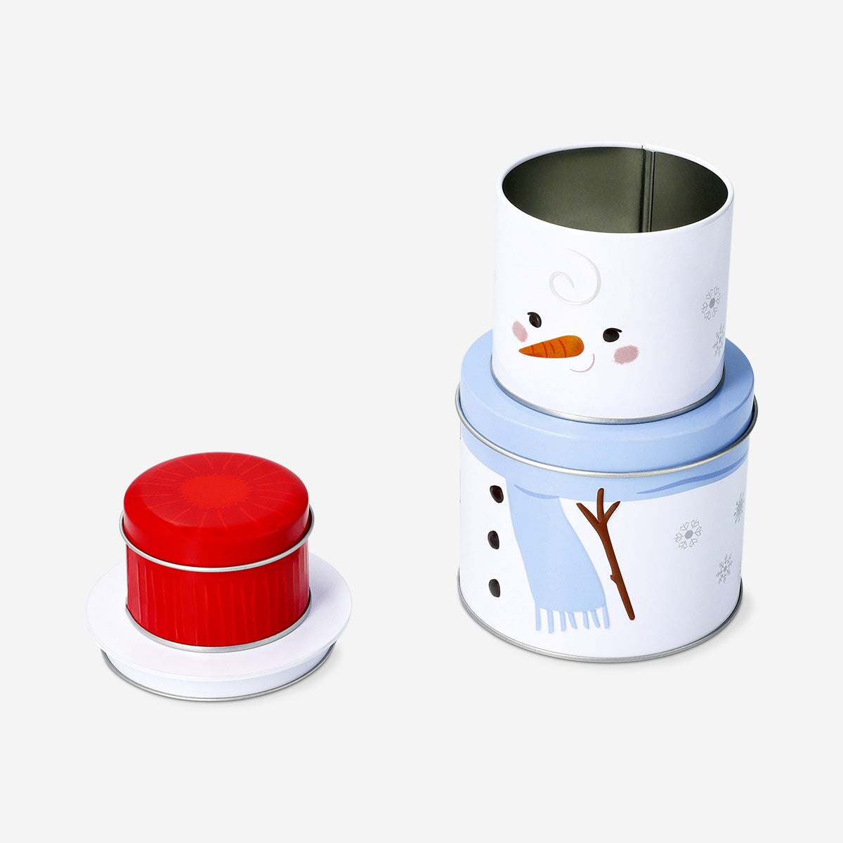 Snowman cake tin set - 3 pcs Kitchen Flying Tiger Copenhagen 