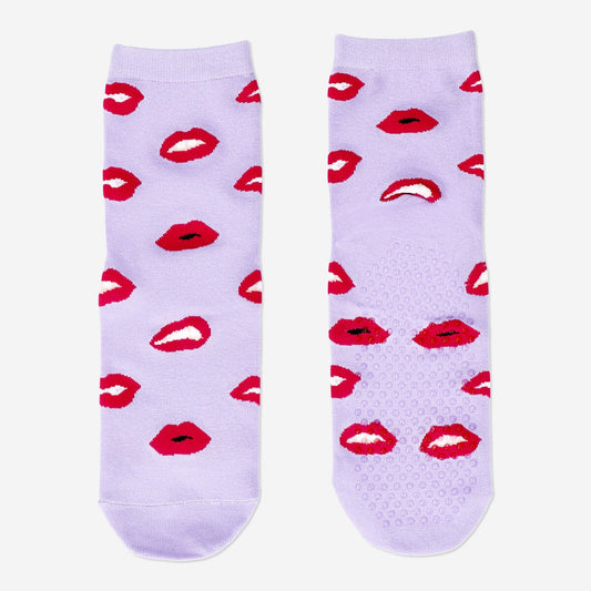 Socken mit Lippen und Anti-Rutsch - 36/38