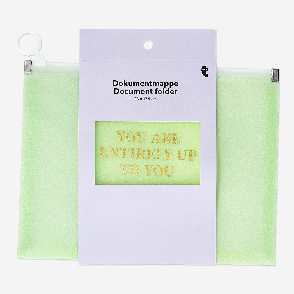 Soft green document folder - A5 Office Flying Tiger Copenhagen 