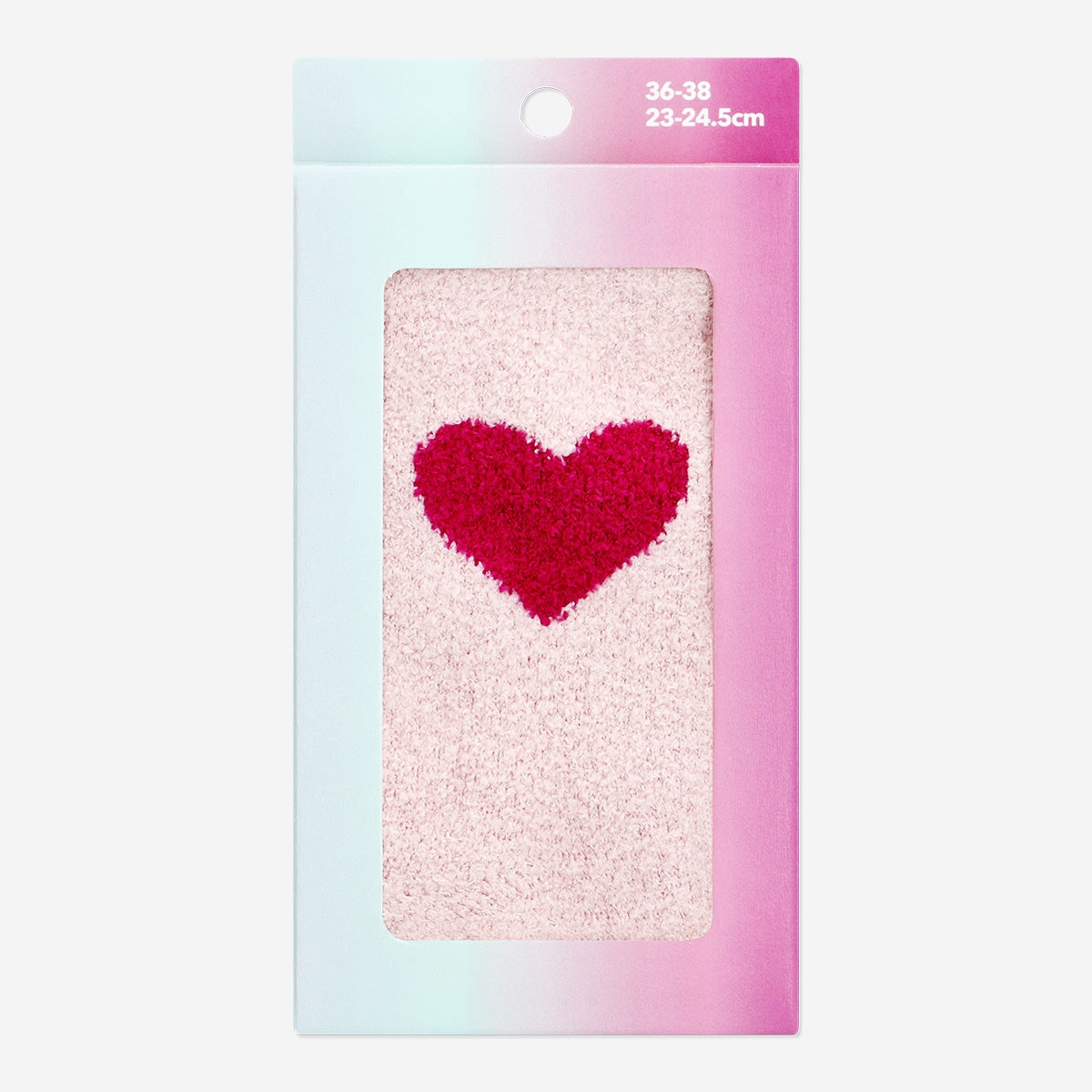 Soft Socks with Hearts - 36/38 Textile Flying Tiger Copenhagen 