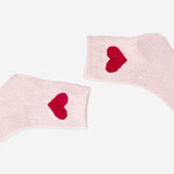 Soft Socks with Hearts - 36/38 Textile Flying Tiger Copenhagen 