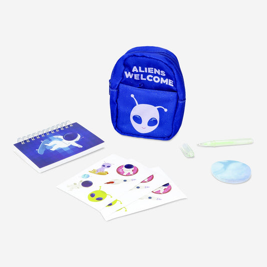 Space backpack. With stationery kit
