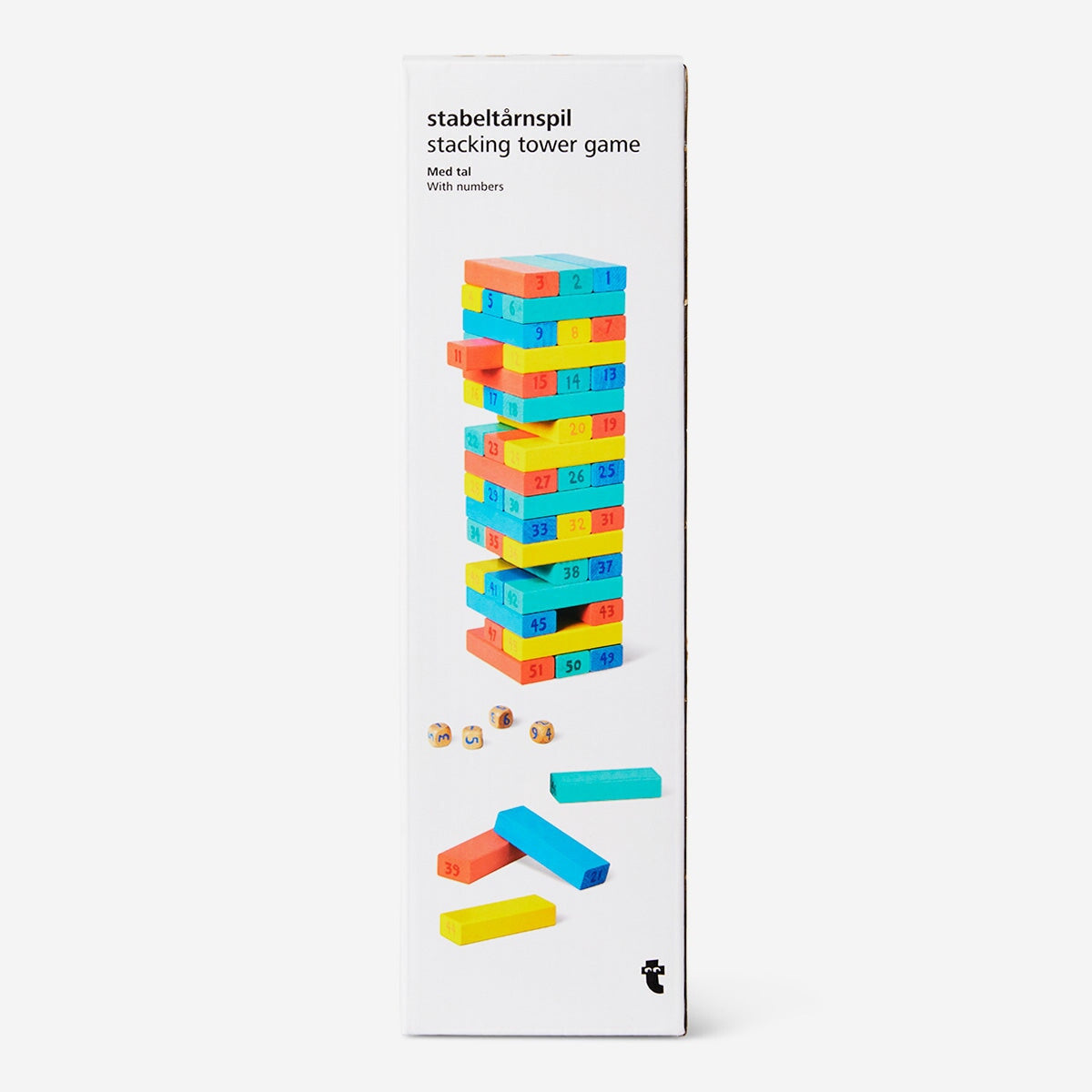 Stacking tower game with numbers Flying Tiger Copenhagen